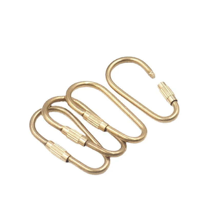 1pc 36mm Solid Brass Cast O-Ring Openable Round Connect Buckle for Webbing Leather Craft Bag Strap Belt Pet Collar High Quality