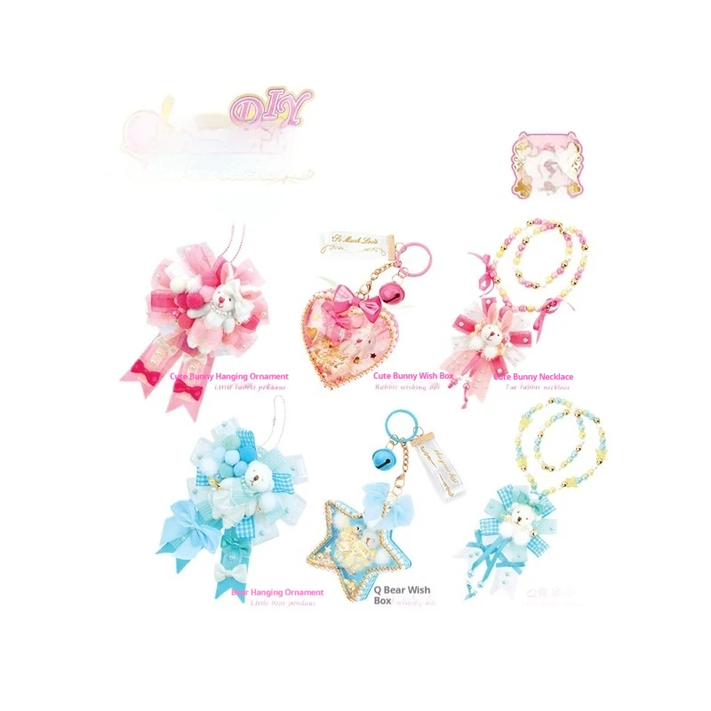Yeloli Children Diy Handmade Creative Surprise Holiday Gifts Ornaments Decorations Toys Blind Box Jewellery Box Cute Pendant