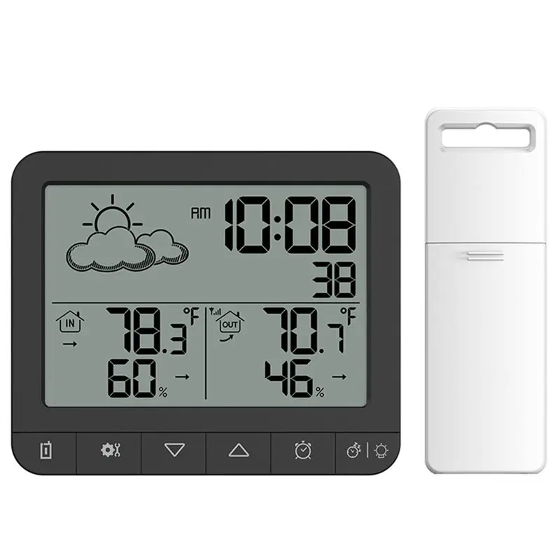 

Новинка! Метеостанция, электронный датчик температуры и влажности, монитор, внутренний беспроводной гигрометр