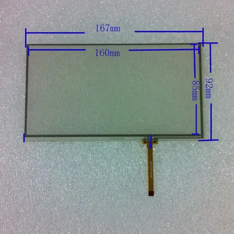QY722 New 7.0" inch 4 lines Sensor Touch Screen Digitizer  Fit For for NISSAN QY-7221 Car dvd general