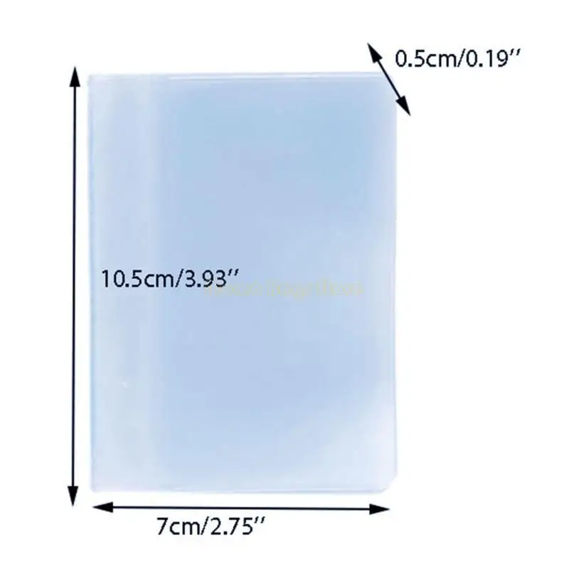 x90dプラスチックPVCクリアポーチ名IDクレジットカードホルダーケースオーガナイザーキーパーPOC