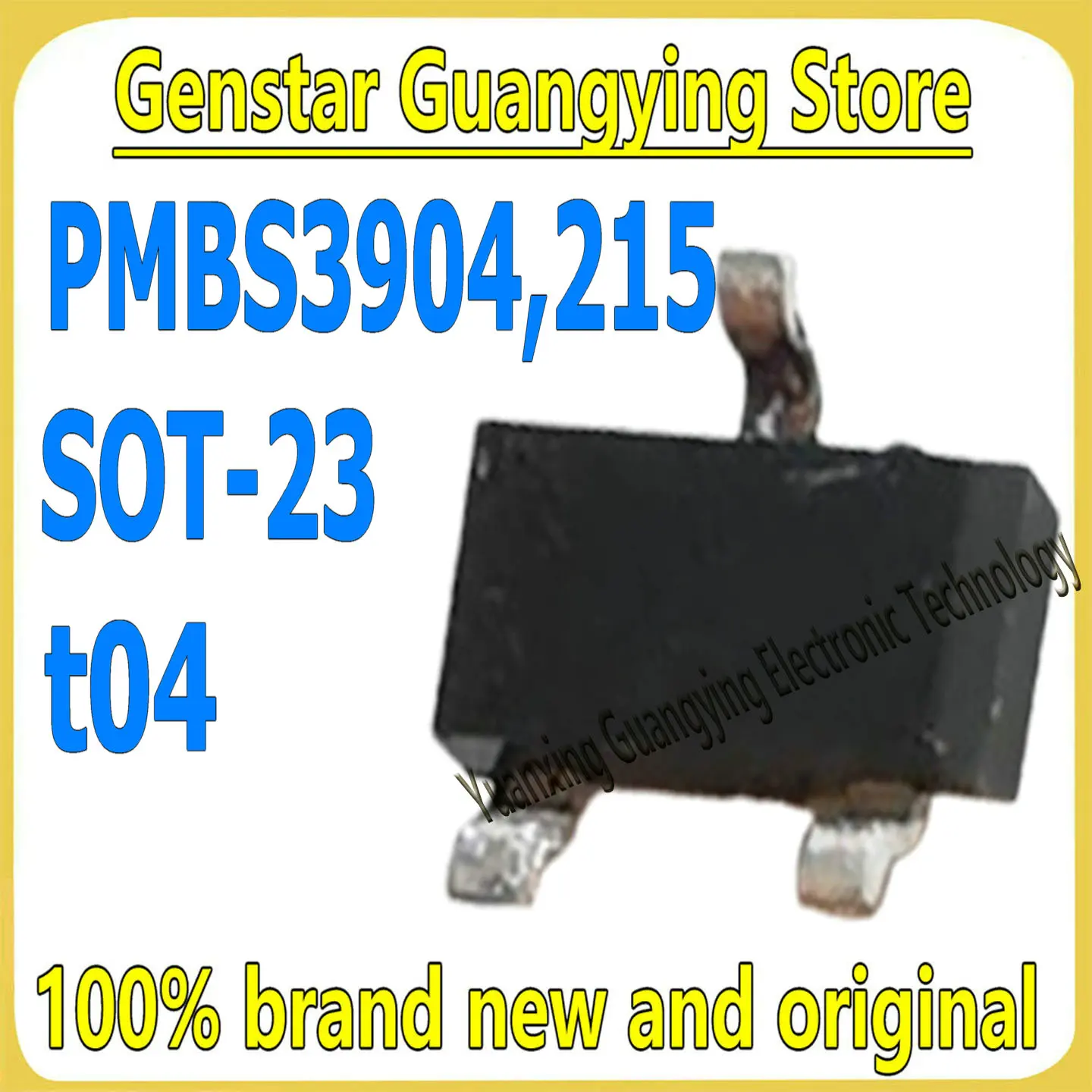 (20 Pieces) PMBS3904,215 PMBS3904 Marking: T04 W04 SOT-23 40V 100mA 250mW NPN Transistor 100% Brand New