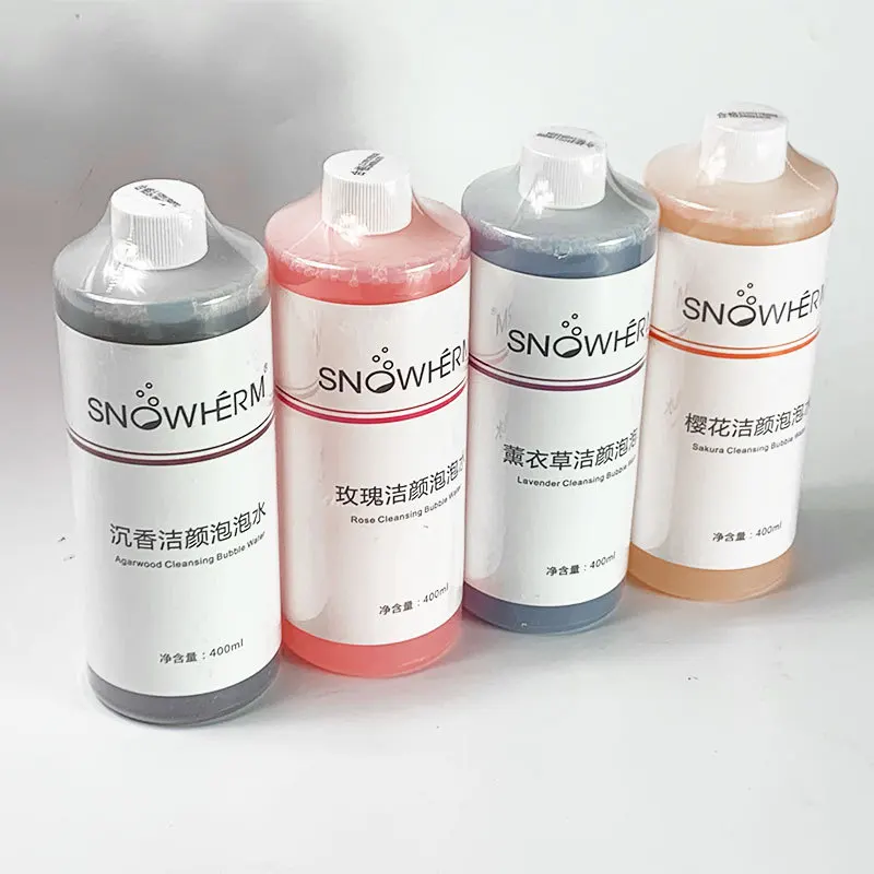 400ml Magic Oxygen Bubble Machine Special Liquid For Deep Cleaning Mite Removing Moisturizing Oil Control Agilawood PlantExtract