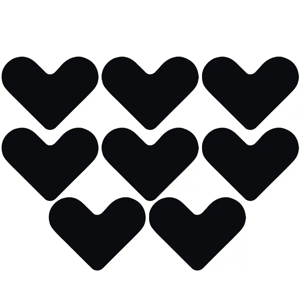 8 Piezas de Almohadillas Antideslizantes para Alfombras, Cintas Adhesivas para Alfombras, Pegatinas en Forma de Corazón para Alfombras, para Pisos de Madera, Azulejos y Laminados, Sujetadores de Alfombras