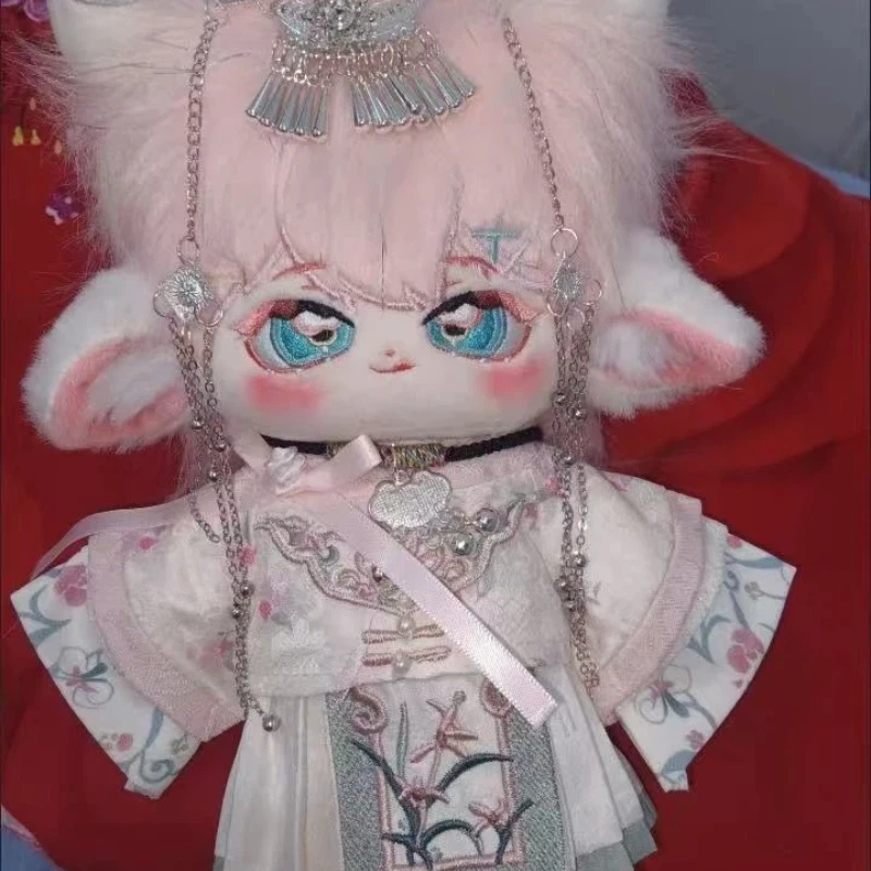 

Мягкая игра 20 см в стиле аниме Tao Ke (без атрибутов) - Специальное тело, мытый кроличий мех, плюшевая кукла, игрушка, мягкое платье, хлопковый подарок для ребенка