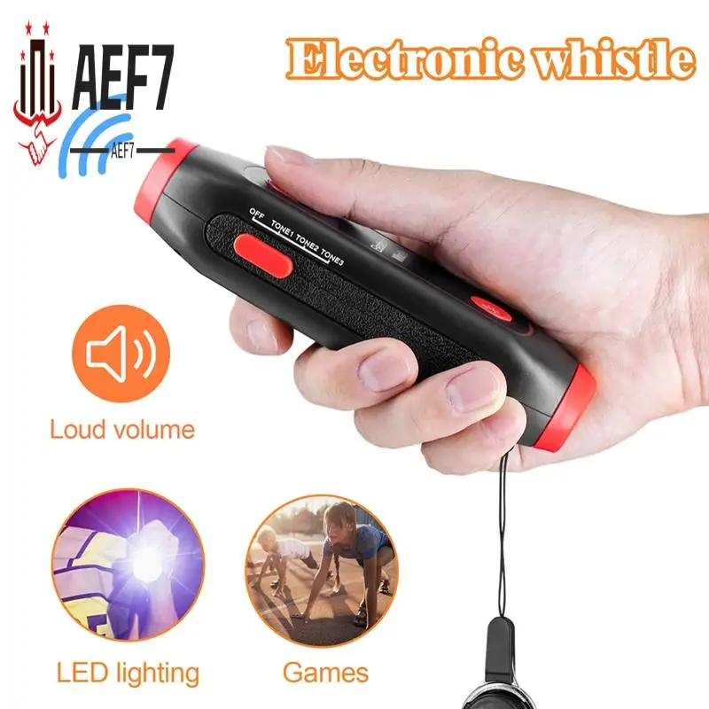 

AEF7-Баскетбольный/Футбольный свисток для рефери, кемпинга, пешего туризма, выживания, электронный свисток для экстренного инструмента, синий