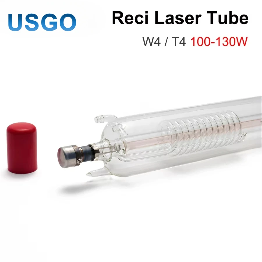

USGO Reci W4/T4 100-130W CO2 Laser Tube Diameter 80mm/65mm for Co2 Laser Engraving and Cutting Machine S4 Z4