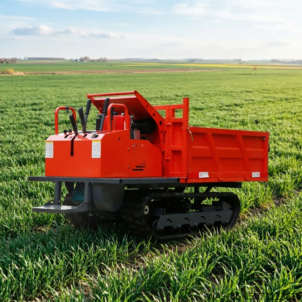 1 Ton  Crawler Loader Hydraulic Dump Truck with Pump & Gear High Load Moment for Farm/Orchard/Paddy Field CE Approved