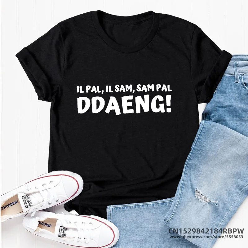 Ddaeng Rap Line T Shirts Women Korean Rap Tshirt Army and K-pop Fan RM Koya J-Hope Hobi Tee Shirt Suga Agust D Shooky Tops