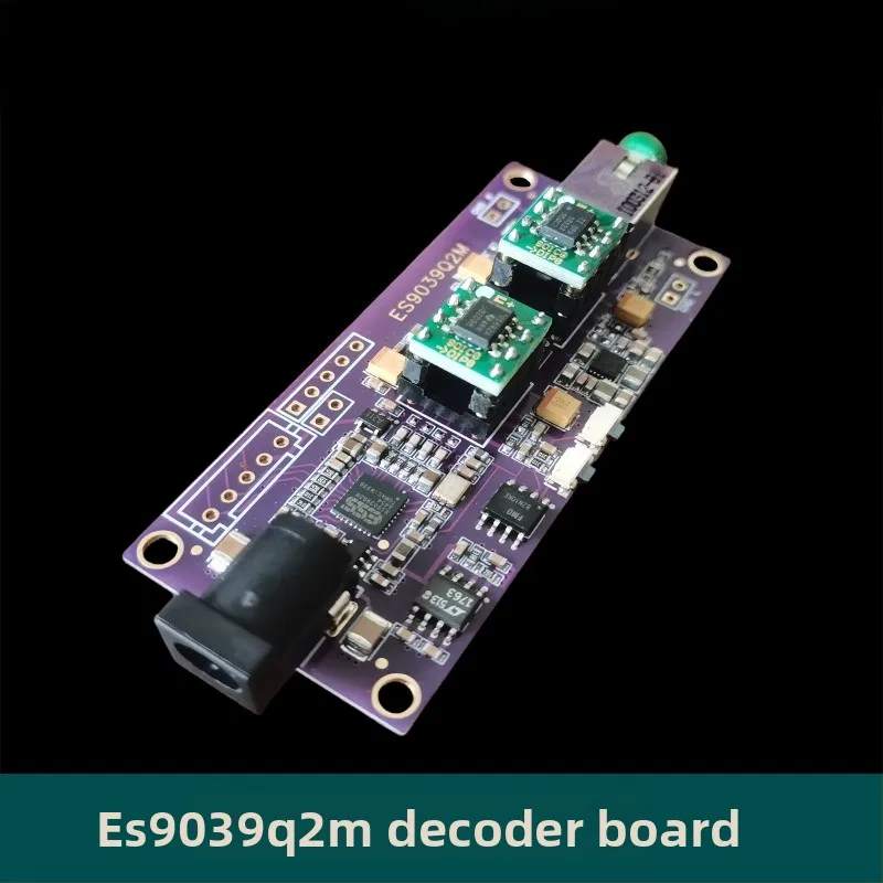 ES9039Q2M decoder board I2S input ES9039 asynchronous USB module can be matched with Italian interface