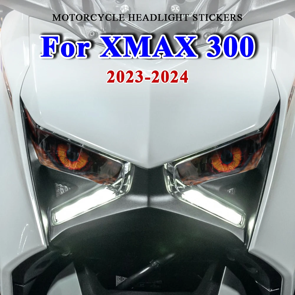 

Motorcycle Headlight Protection Stickers For Yamaha XMAX 300 2023 2024 Waterproof Headlamp Decals Accessories For X-Max XMax300