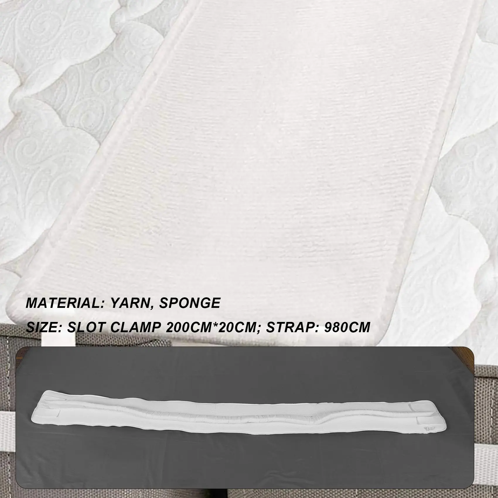 AB15-Bed Bridge Kit convertitore doppio a King Connettore materasso regolabile per letto Spacefiller Connettore letto matrimoniale