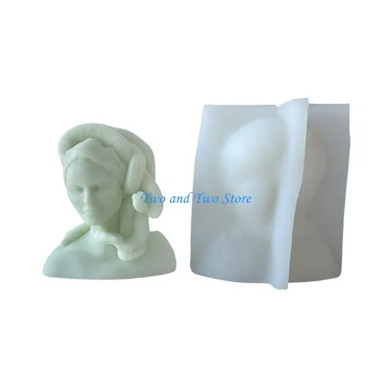 

HX6F Beauty Silicone Mold for Handmade Desktop Decoration Gypsum Epoxy Resin Aroma Mould for Home Decorations