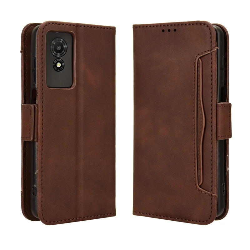 For TCL 501 4G Multi-card slot Cover Leather Case For TCL501 Protect Cover For TCL 501 4G Stand Flip Wallet Case