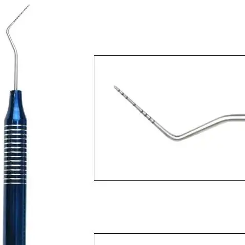 4Pcs Dental Tartar Scraper Set Stainless Steel Plaque Remover Explorer Probe Oral Care Instruments for Dentist Home Use