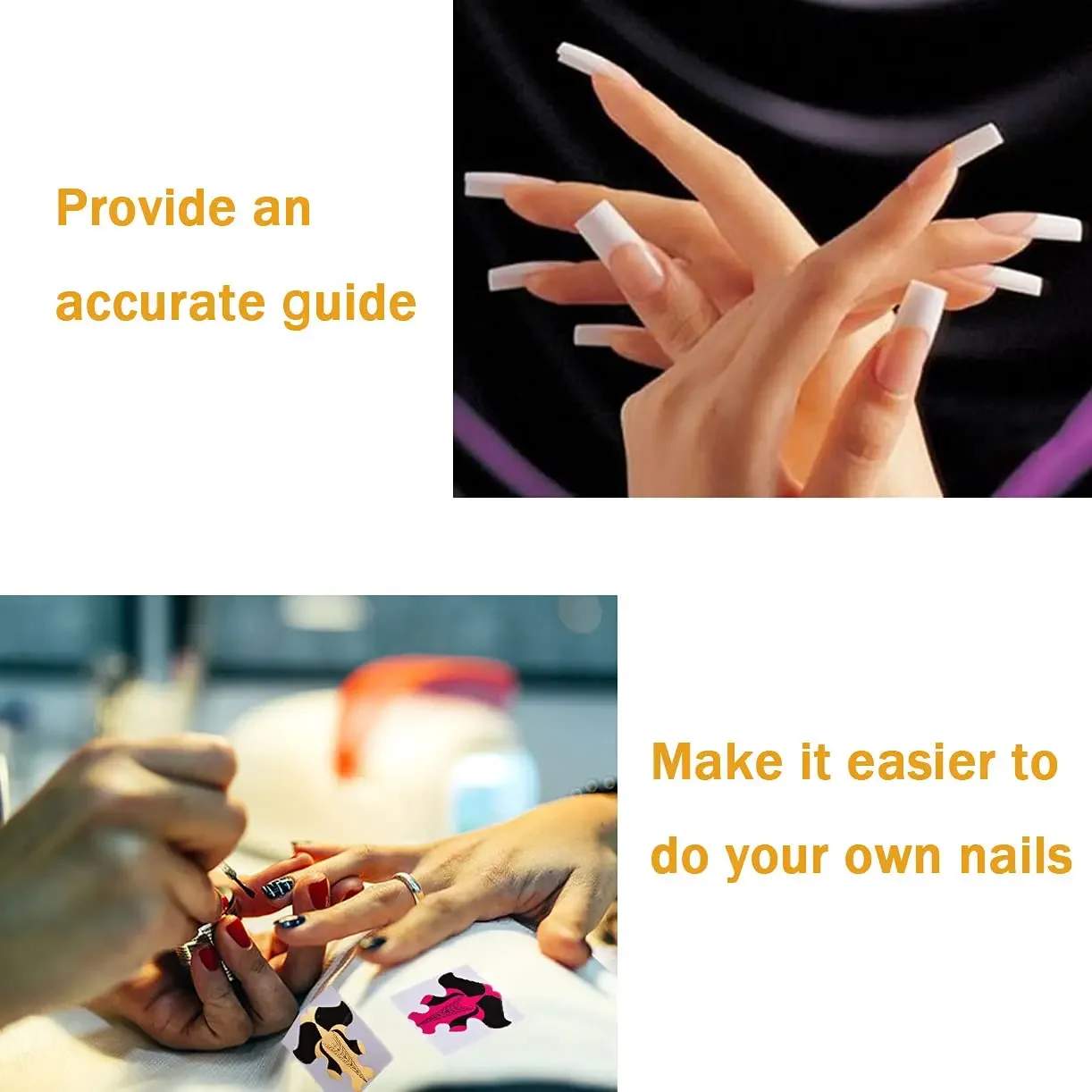 100PCS Nail Formulieren Uitbreiding Zelfklevende Vis Acryl Nail Art Gereedschap Builder Sticker Beeldhouwen Nail Form Tips Gids stickers