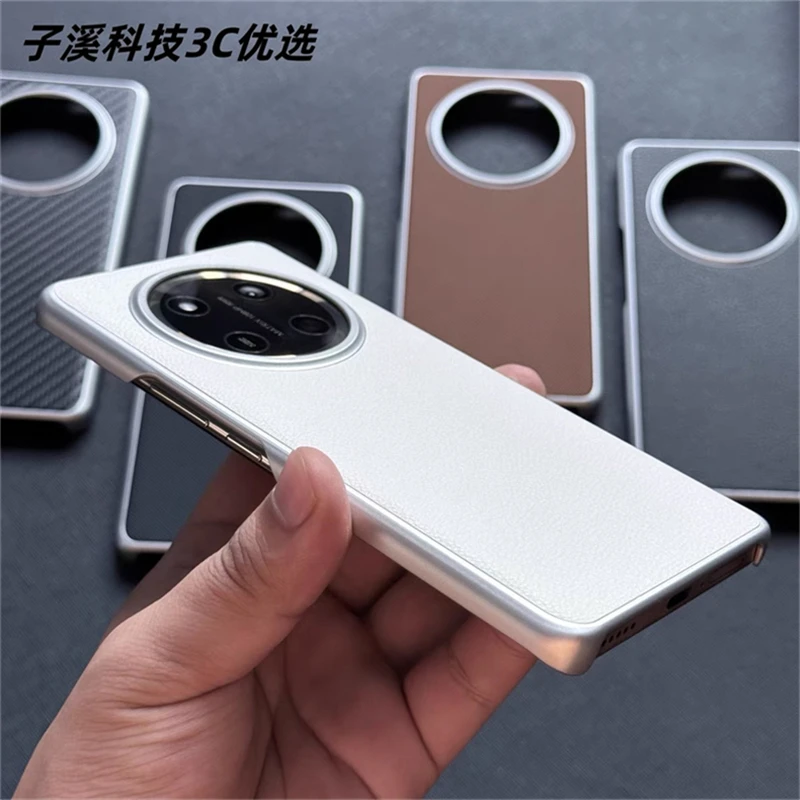 Case For Honor X9C Magic 7 Lite 5G Case Slim Matte Leather Hard Phone Back Cover Stylish Electroplate Shell Shockproof Bumper view 6