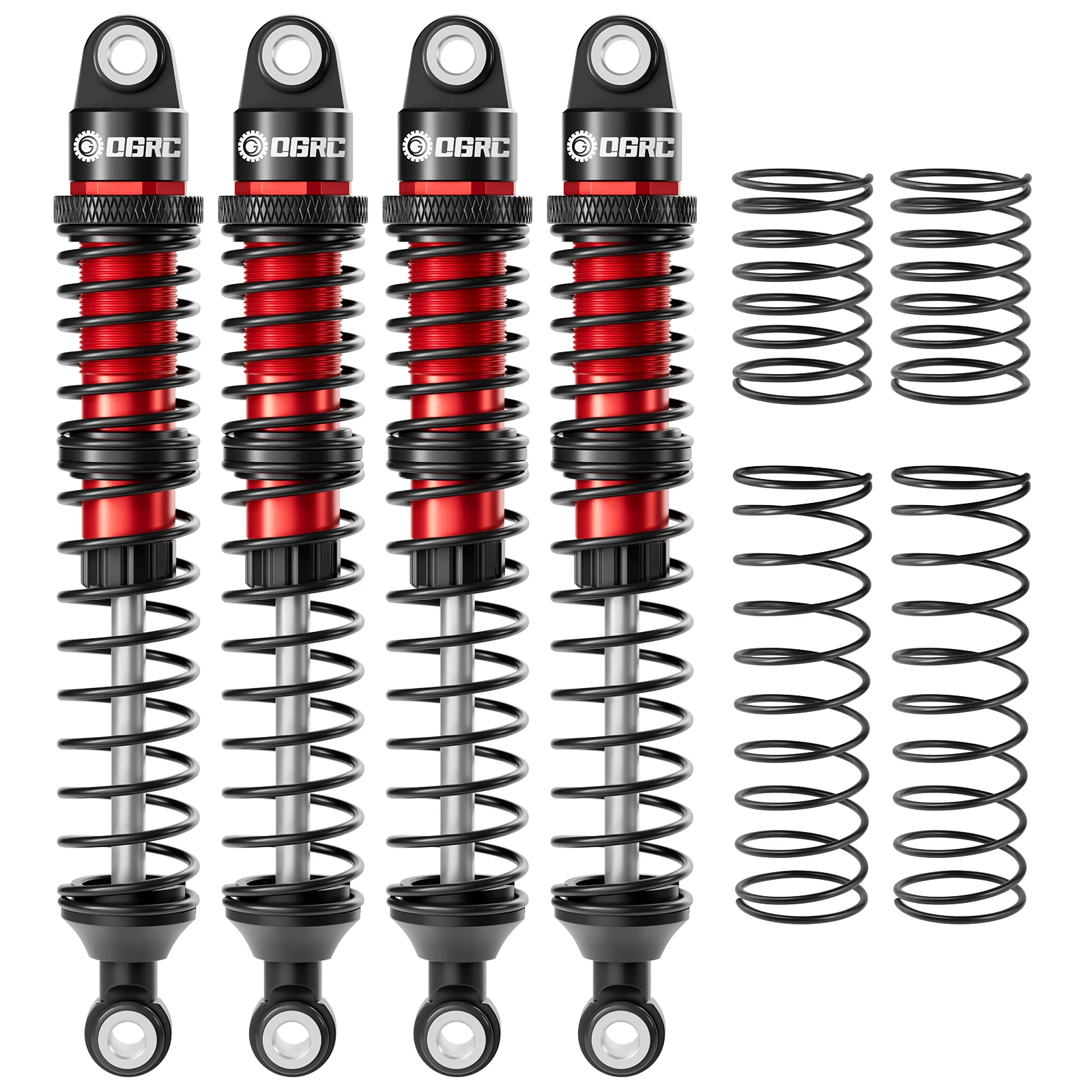 OGRC 1/10 RC Crawler Oil Filled Shock Absorber Damper 85/95/100mm Suspension Upgrade for Traxxas TRX4 Defender Bronco TRX6 Parts