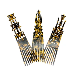 Newest Hair Combs For pacific island Samoa Tonga Hawaii Traditional Combs Hair Accessories