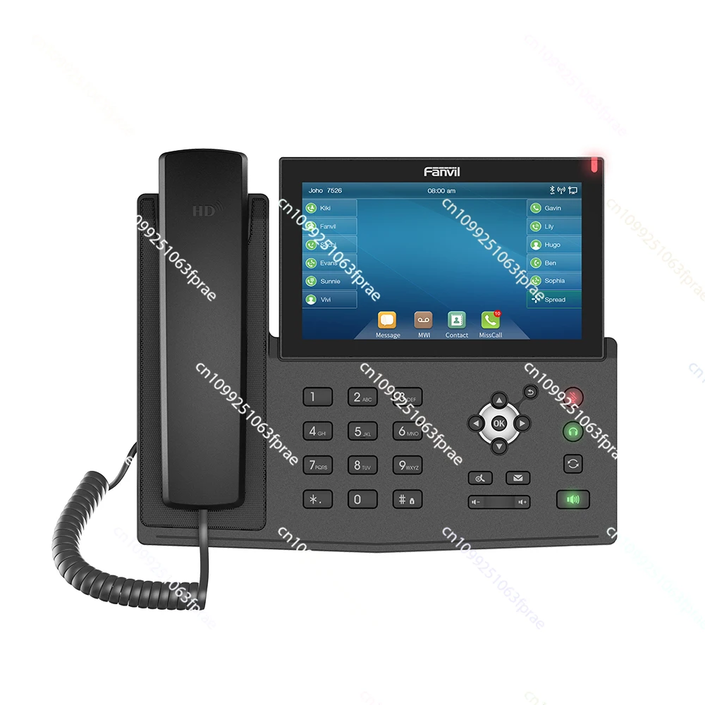 

7 Inch Capacitive Touch Screen Fanvil X7 20 SIP Lines Built In Wifi And Enterprise IP Phone