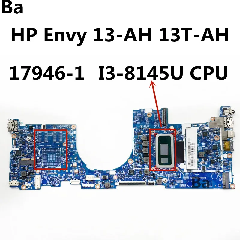 

For HP ENVY 13-AH 13T-AH 17946-1 Laptop Motherboard I3-8145 CPU Mainboard 100% Test OK