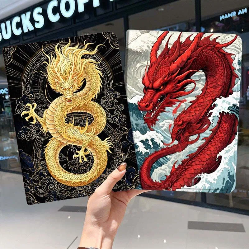

Anime Dragon Art Tablet Case For iPad Pro Air Mini 1 2 3 4 5 6 7 7th 8th 9th 10th 11th 10.2 9.7 10.5 10.9 11 2024 2025