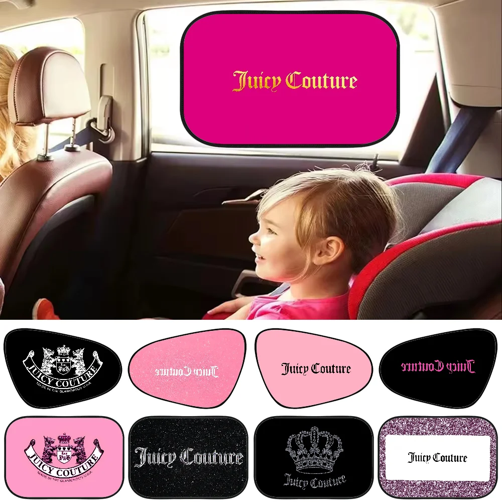 J-Juicy Cool C- Couture Sun Shade Cover For Car Side Window Electrostatic Curtains Sun Protection For Baby 99.9% UV Blocker