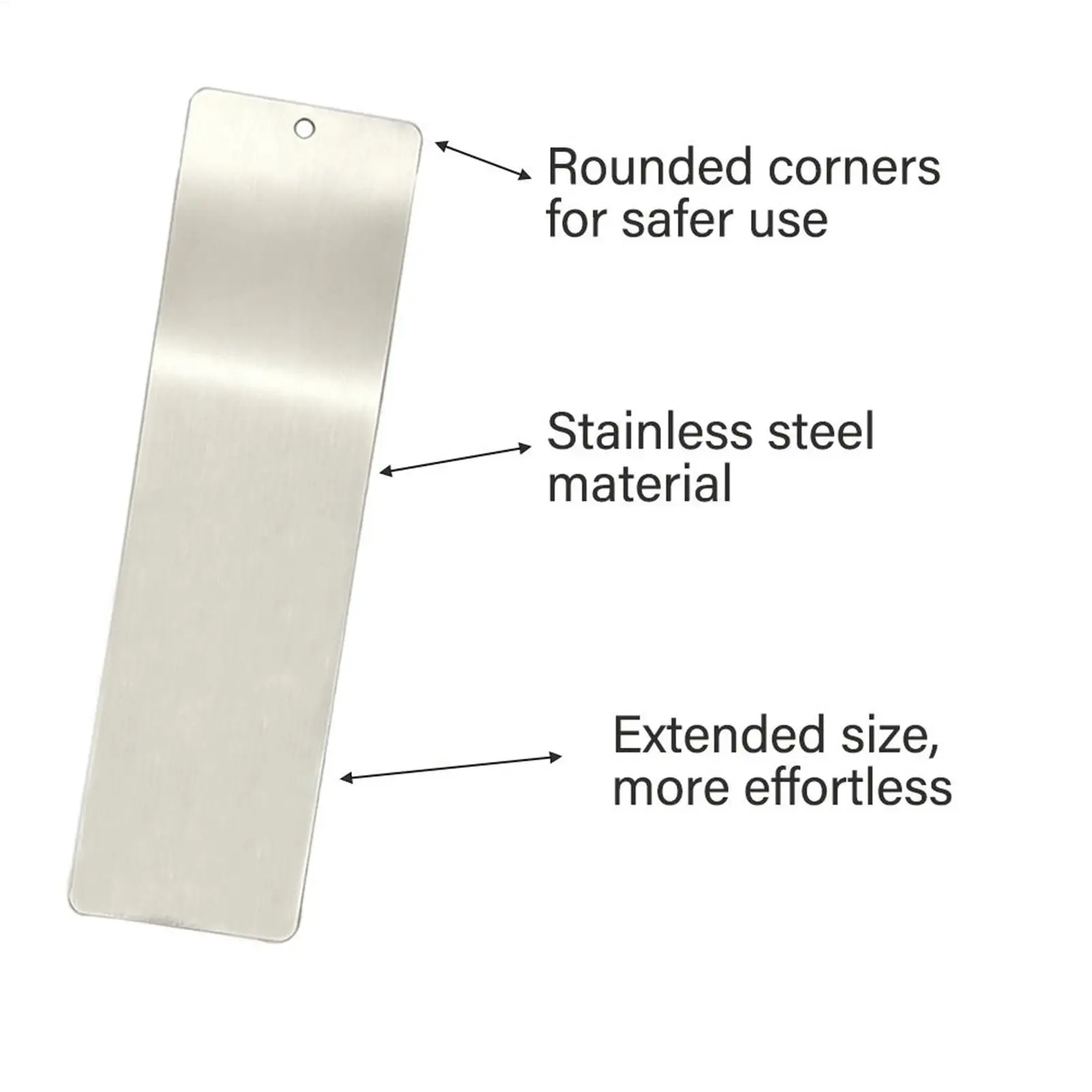 مكشطة شمع احترافية للتزلج على الجليد قطعتان من أداة الفولاذ المقاوم للصدأ مكشطة لجميع الأغراض لإزالة الجليد والثلج، محمولة ومتينة #6