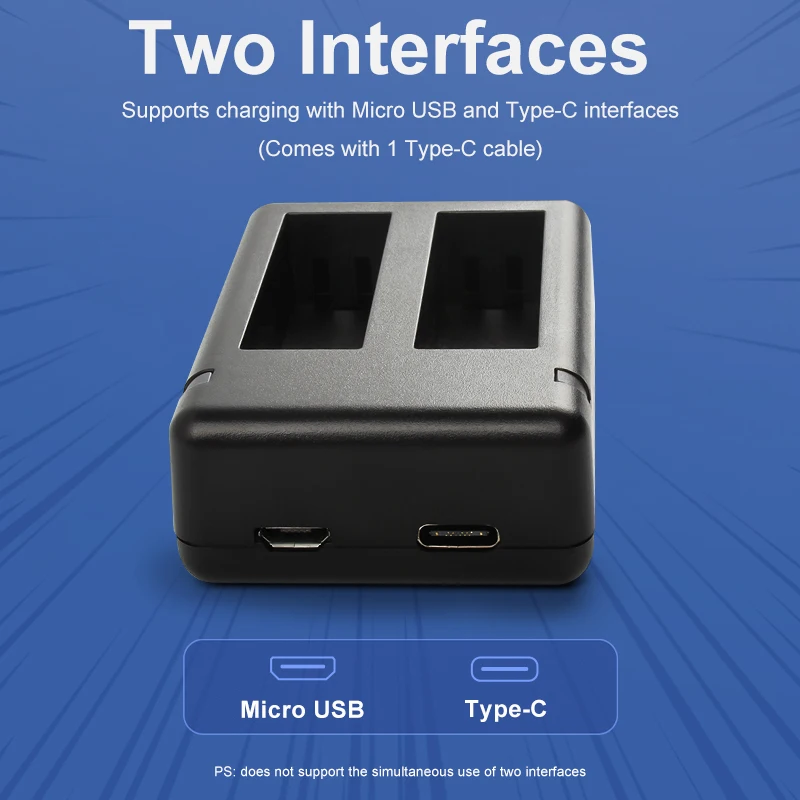 Cargador USB Ace Pro-001 para insta360 Ace/Ace pro, caja de cargador de batería, concentrador de carga rápida, caja de carga para accesorios Insta360 Ace