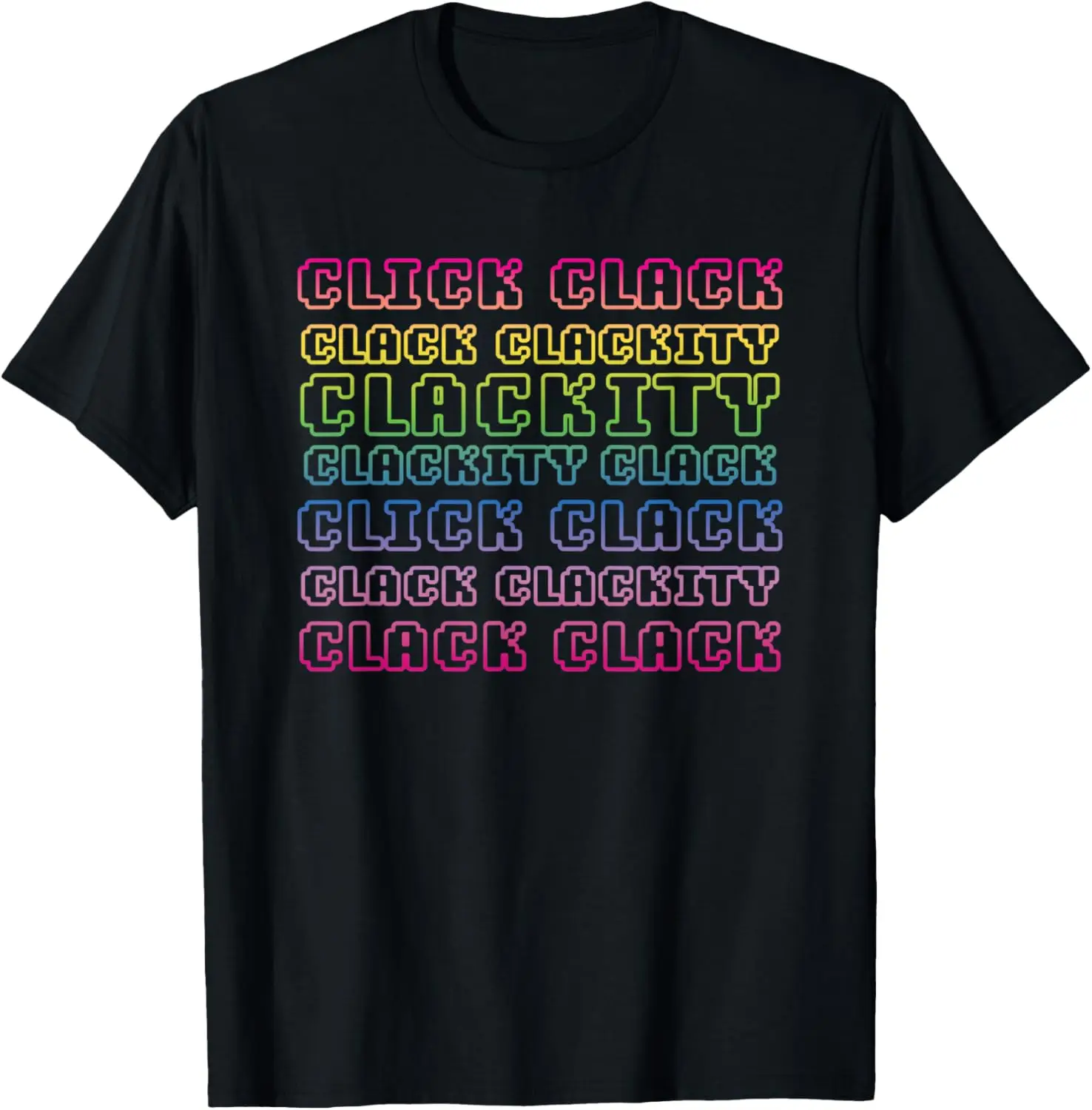 Clack Clack Design For Mechanical Keyboard Fans T-Shirt