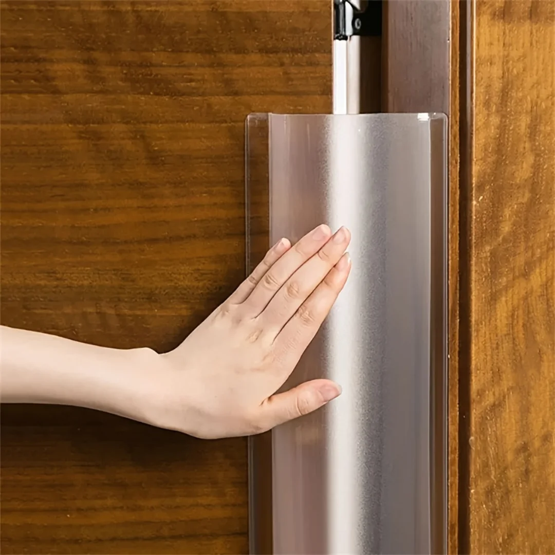 1PC 1.2mx10cm/17cm Finger Anti-pinch Door Guard Door Protector Self-Adhesive Finger Pinch Guard Door Seam Gap Blocker Seal Strip