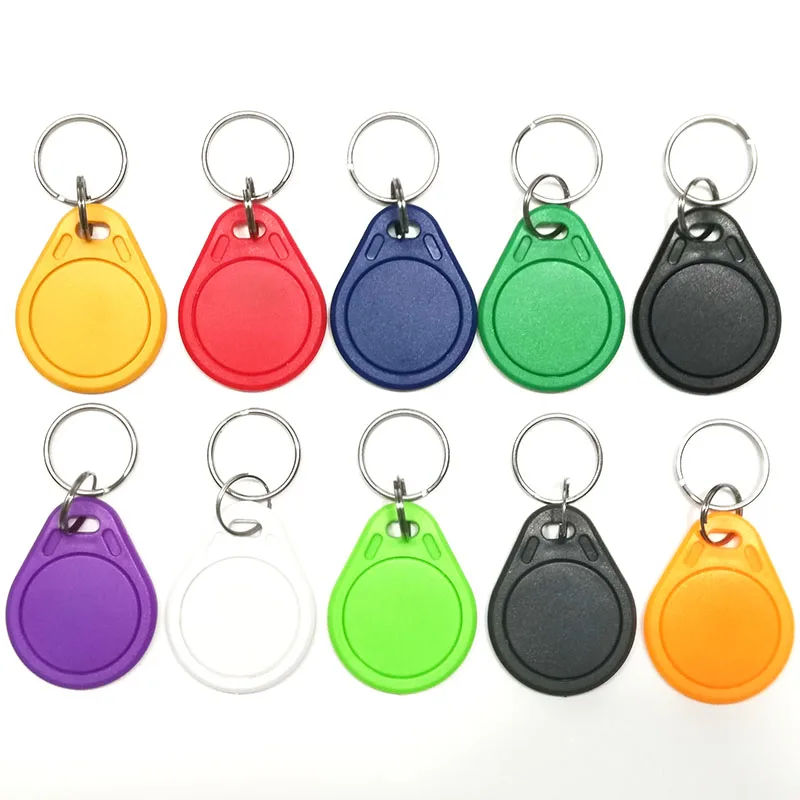 새로운 13.56MHZ CUID 변경 가능 MF S50 1K IC 키, Keyfobs 토큰 태그 S50 NFC 복제 블록 0 UID 쓰기 가능 액세스 카드, 10 개