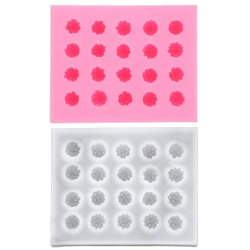 Silicone Fondant Moulds Chocolate Mold Strawberry Shape DIY Reusable Baking Tool New 2024