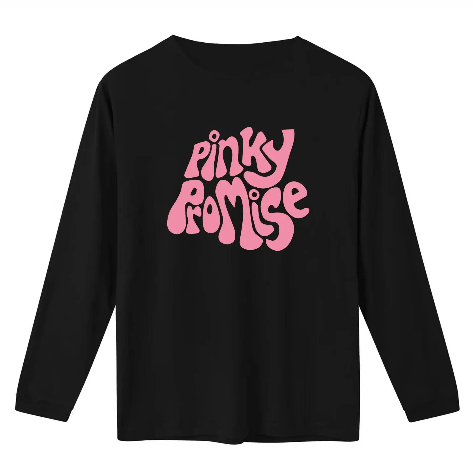 Pinky Promise T-Shirt Summer Casual Cotton Tee Oversized Streetwear Tops Vintage Graphic Print Loose Fit Short Sleeve