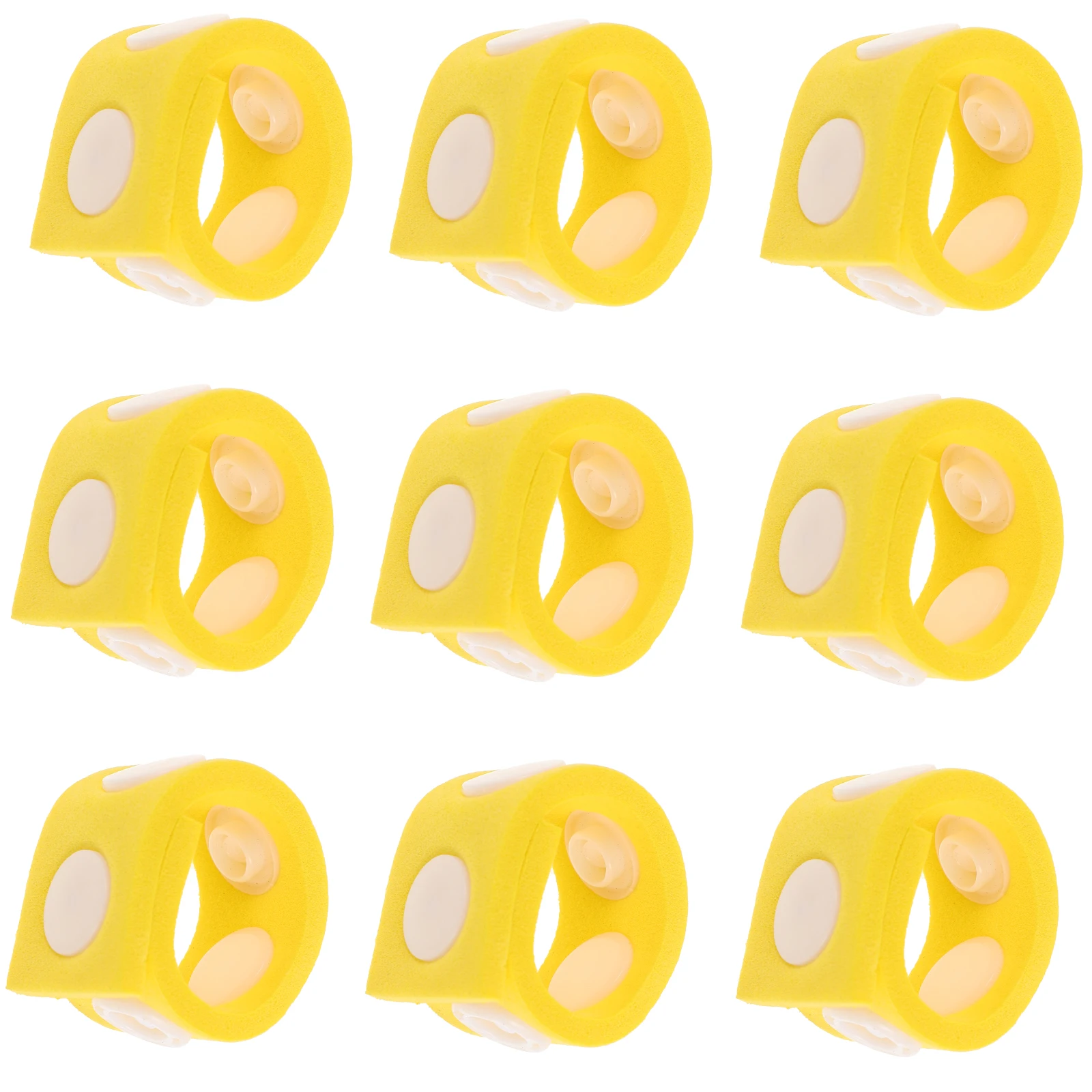 

10 Pcs Take Bath Children's Shampoo Cap Woman Shower Bathing Silica Gel Extension Strap for