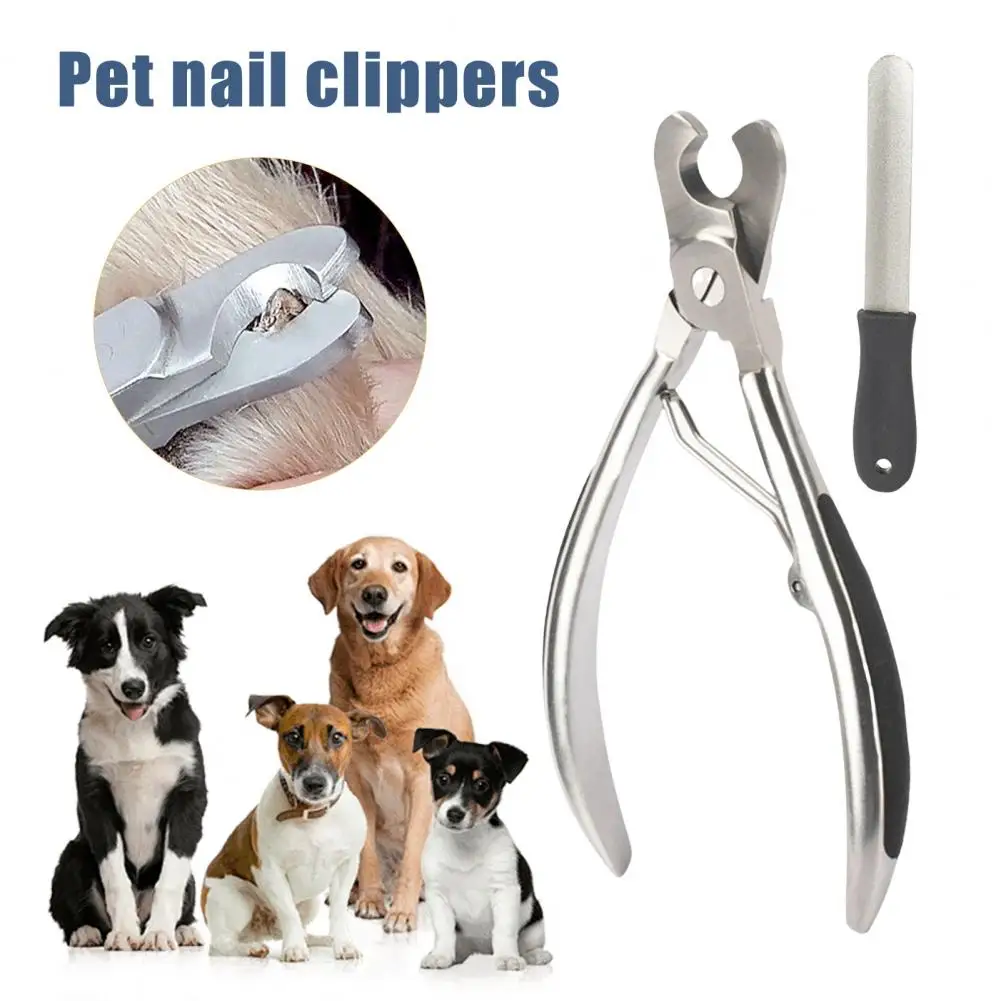 Arthritis-friendly Pet Nail Clippers Professional Heavy Duty Stainless Steel Dog Nail Clippers for Dogs Razor Sharp for Thick