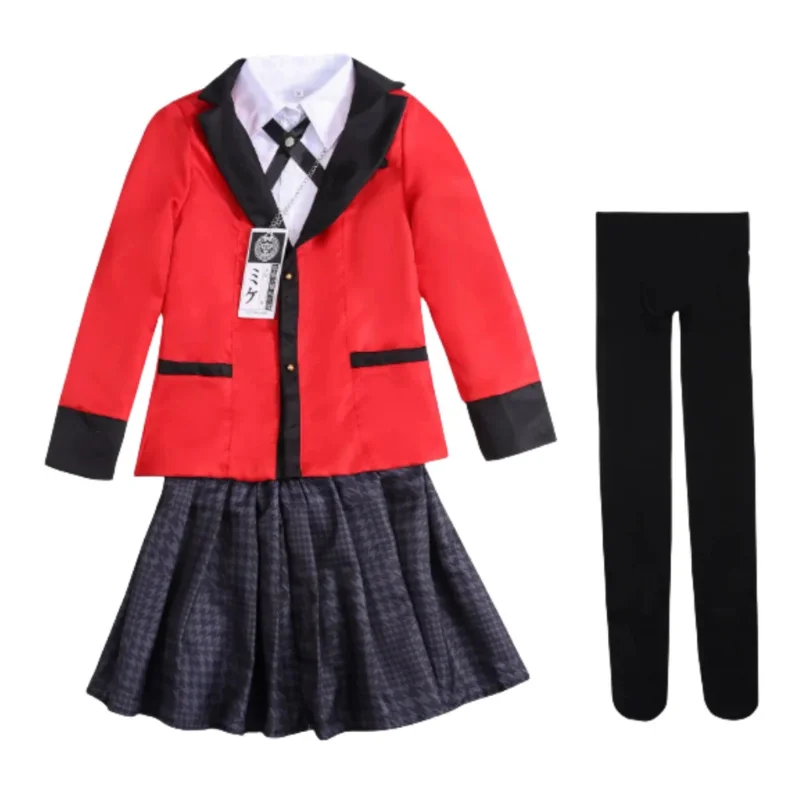 Anime Meari Saotome Kakegurui Compulsive Gambler School Uniforms Set Jabami Yumeko Cosplay Costumes