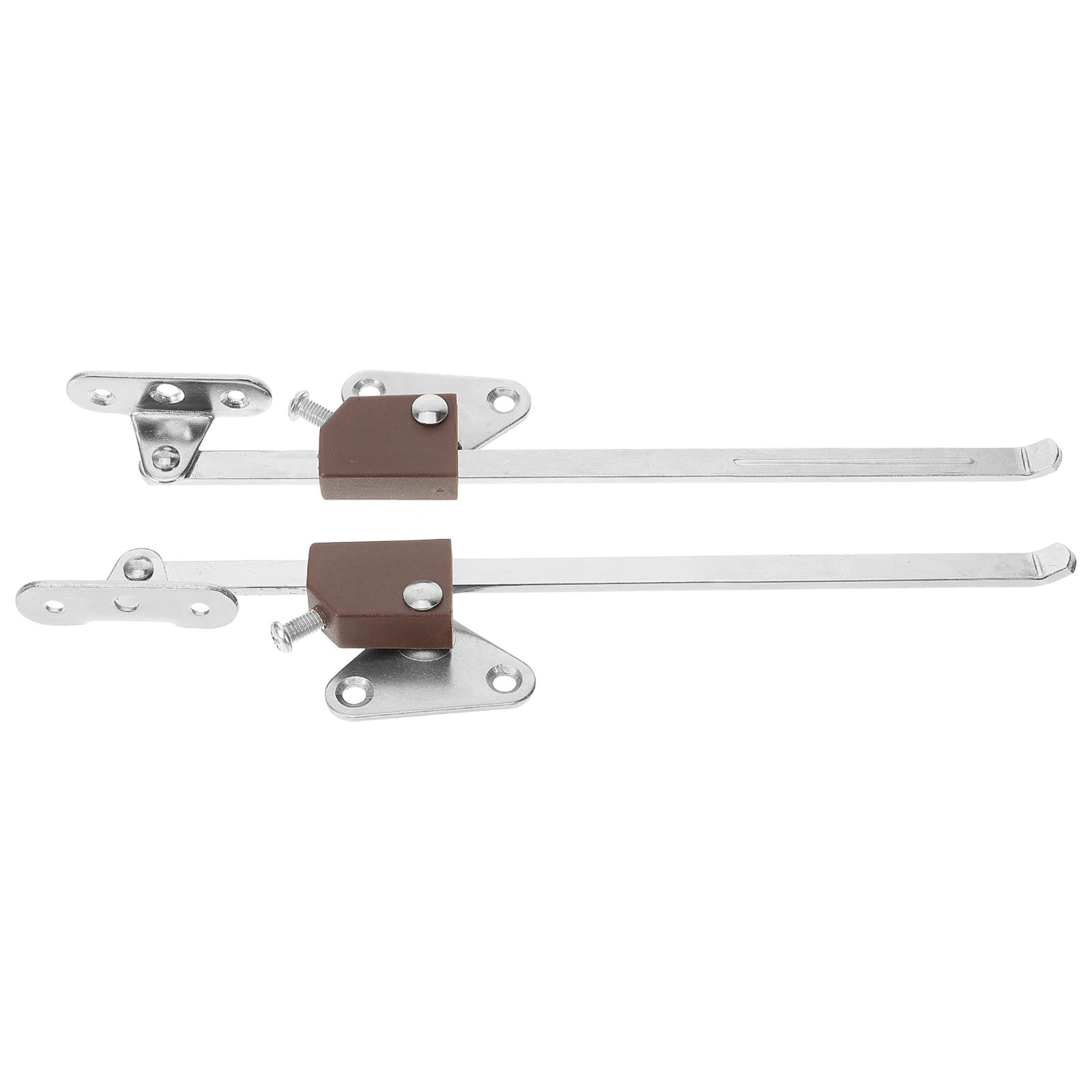 

2pcs Gas Spring Supports for Cabinets Durable Reliable Furniture Hardware Hinges Lift Up Strong Stability Brown Color