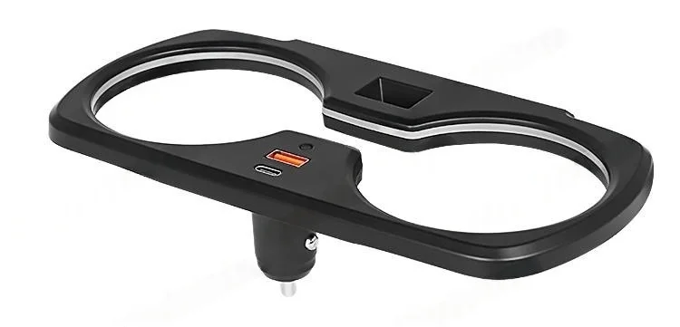 2/3/4 Serie Getränkehalter-Lampe Ambientebeleuchtung mit ultraschnellem Laden für BMW G20 I3 I4 G22 Auto-Getränkehalter 11 Farben LED – Detail 16