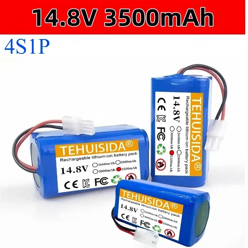 

14.8V 2600-3500mAh 4S1P 14.4V RS-RT900866 Li-ion Battery for Rowenta Tefal Explorer Serie 20 40 60 Robot Vacuum Cleaner Battery