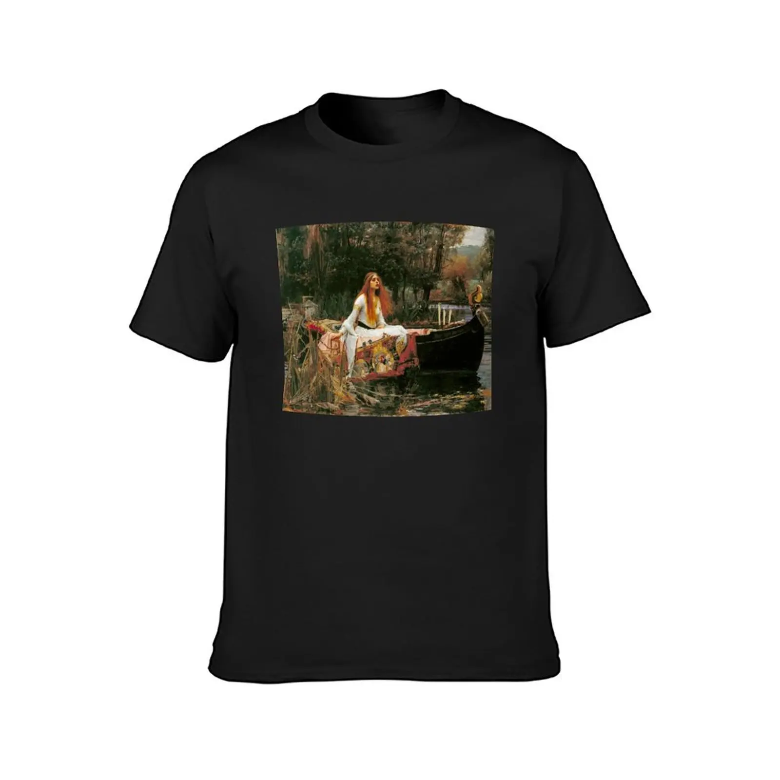 The Lady of Shalott by John William Waterhouse T-Shirt Blouse blanks anime plus size tops mens big and tall t shirts