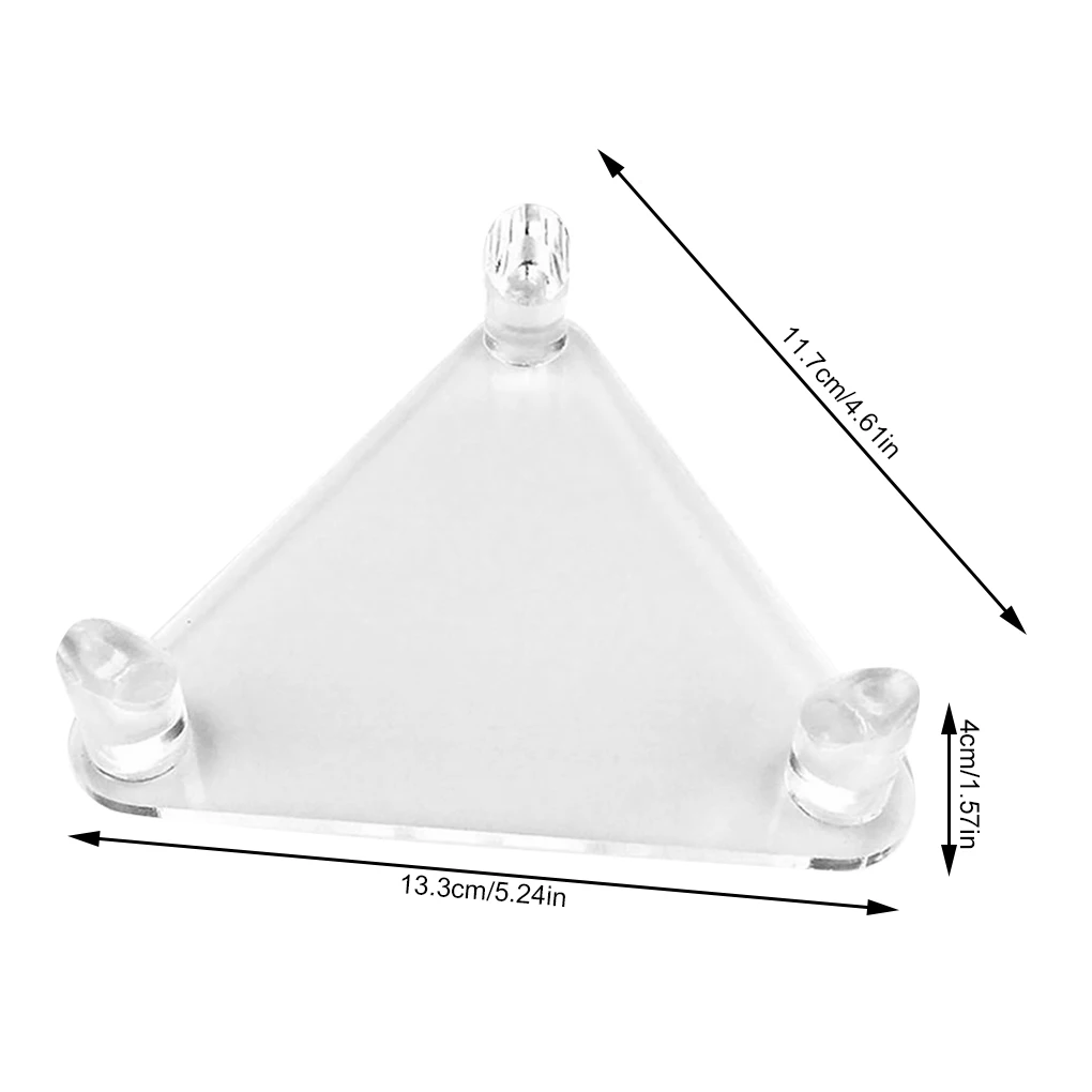 

Acrylic Display Stand Triangular Basketball Volleyball Rack Transparent Soccer Ball Holder Decoration Ornament Gift