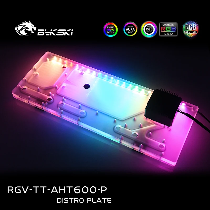 Bykski RGV-TT-AHT600-P Distro Plate для шасси Thermaltake Premium AH T600