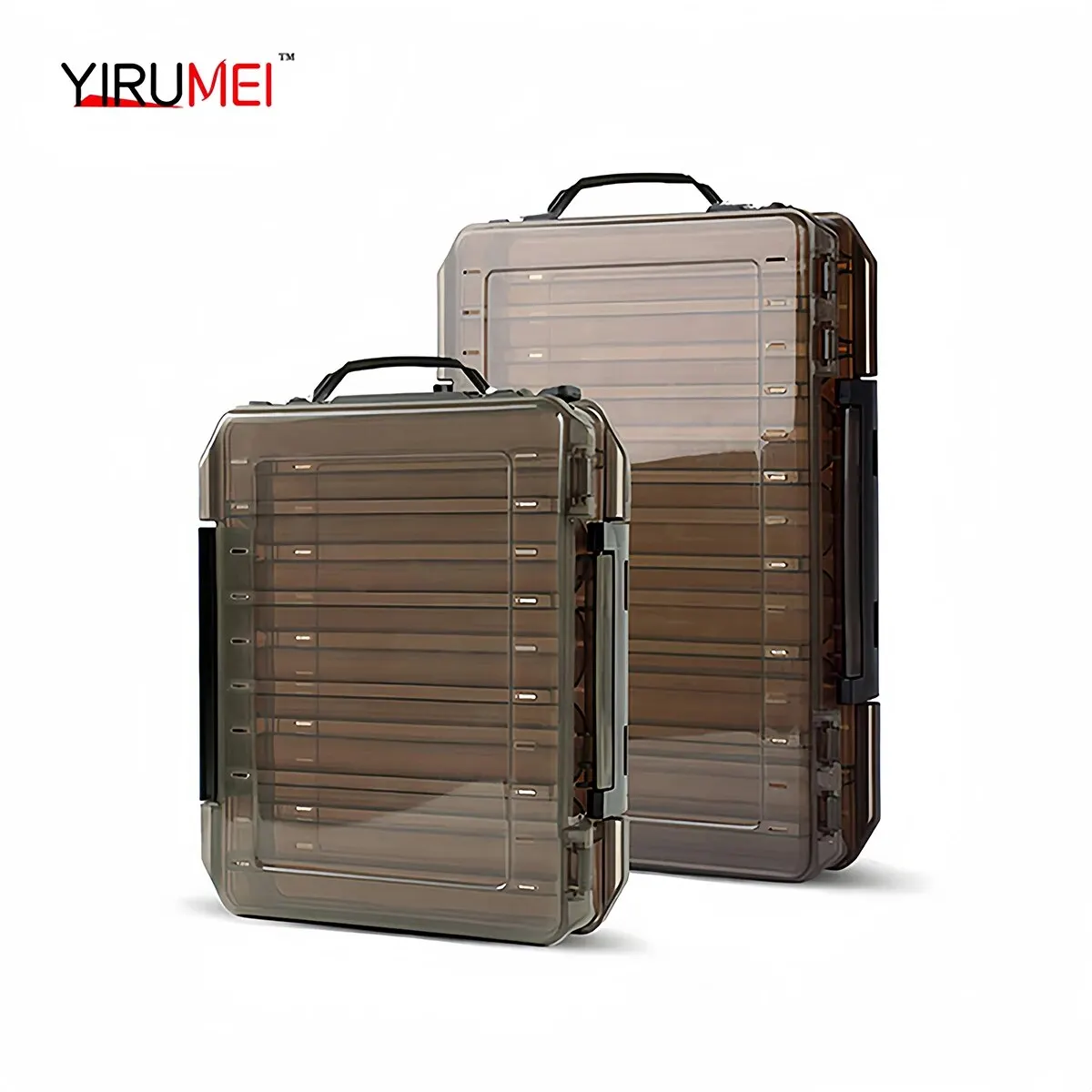 Double Sided Fishing Tackle Box Fishing Accessories Tool Storage Boxes Fish Hook Lure Fake Bait Boxes For Carp Fishing Goods