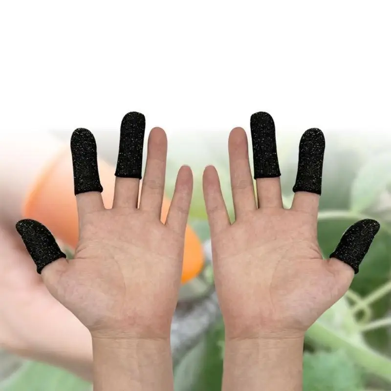 A2BE 10pcs Cut Proof Finger Sleeves Finger Gloves For Enhanced Hand Safety Guards