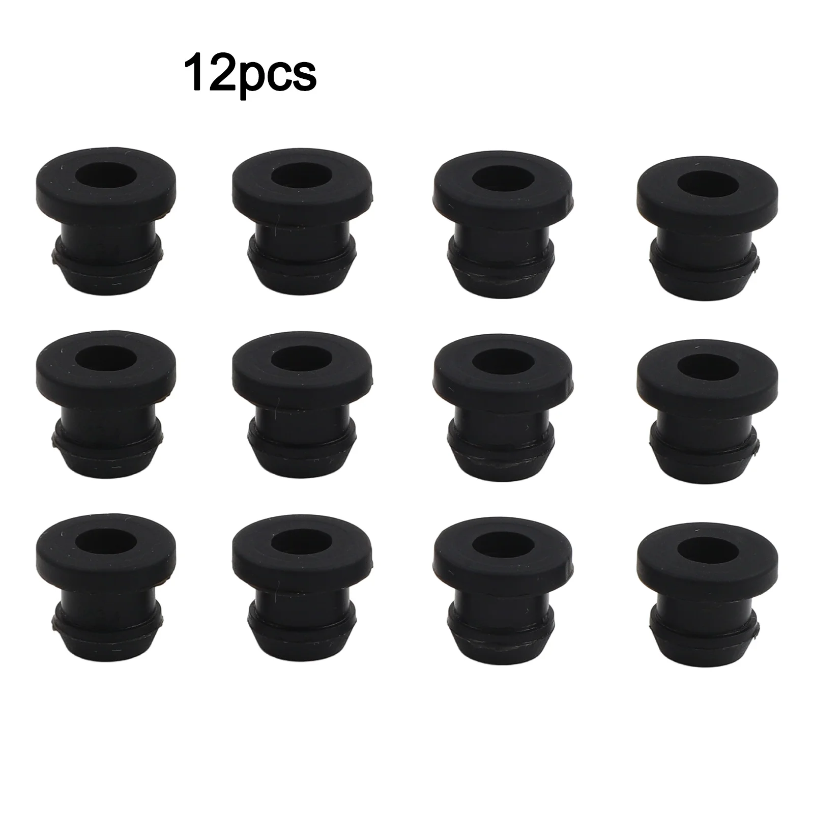 Set of twelve robust silicone carrier rubbers for maintaining stability in high temperature cooking environments