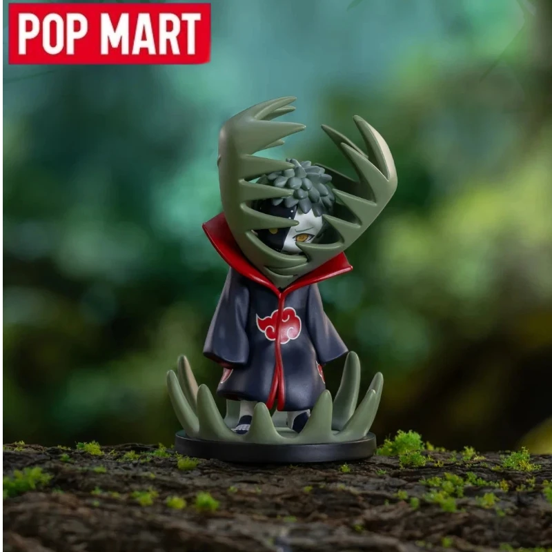 البوب مارت ناروتو أنيمي تمثال سلسلة صندوق أعمى تحصيل أنيمي تمثال لعب للأولاد Itachi Uchiha توبي الألم Zetsu الهدايا