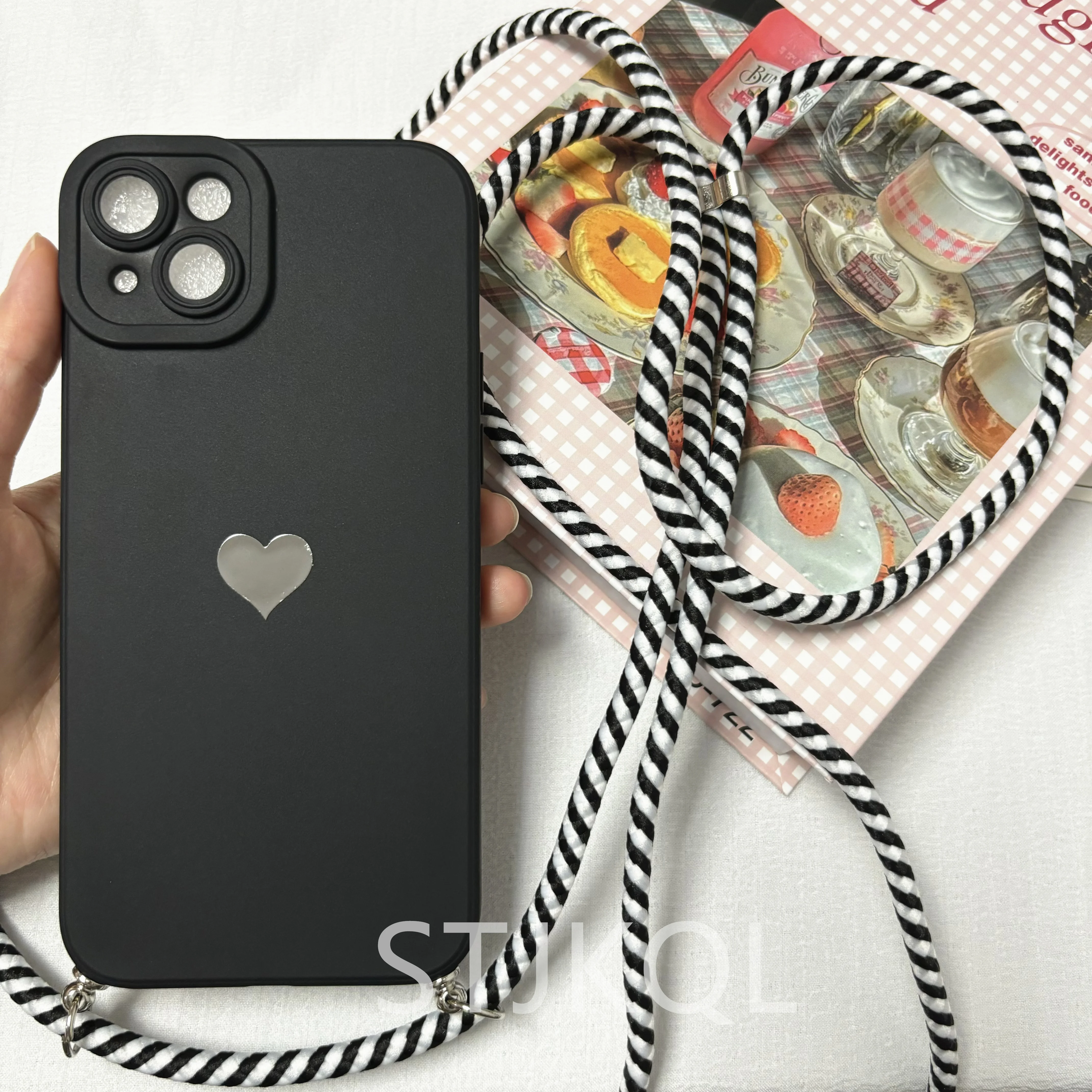 Note13 13pro Poco X6 M6 Pro Crossbody Lanyard Case For Xiaomi Redmi Note 13 Pro Plus 4g 5g Cord Silicone Back Cover M X 6 X6pro