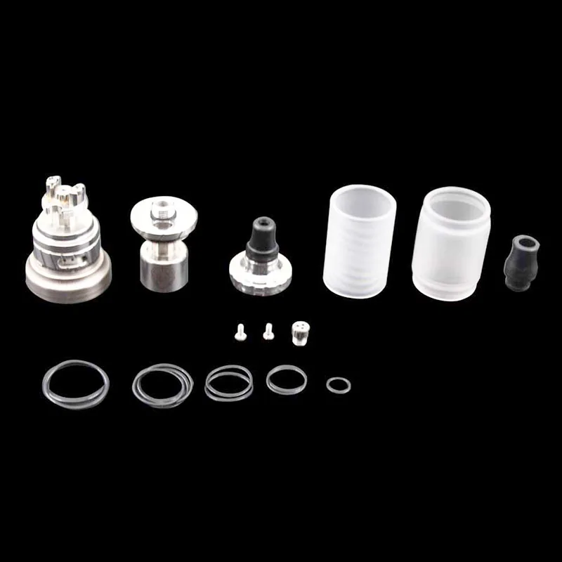 YFTK Penodat V.1 pro RTA Tam Set Yeniden Yapılabilir Atomizer 4ml/5.5ml 22mm/24mm MTL DL SS316 PEEK İzolatörler PC Dekoratif Yedek Parça