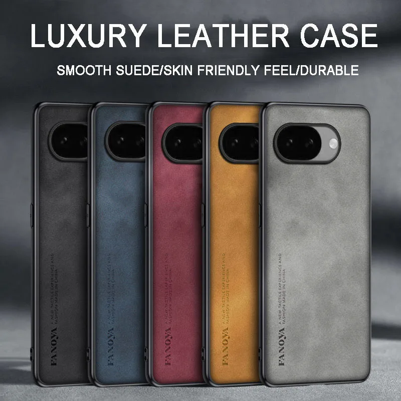 Funda protectora de cuero para teléfono Google Pixel 10A, funda a prueba de golpes, funda agradable al tacto, Pixel 9, 8, 7, 6, 8A, 7A, Coque Pixel 10 Pro XL